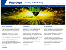 Tablet Screenshot of polaronyx.com